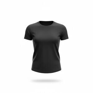 Brit & Bri Black Short Sleeve Top Women’s Size Small Stretch Lightweight Tee